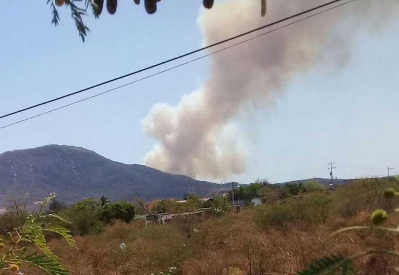 Alarma por incendio  en Ciudad Ixtepec, Oaxaca