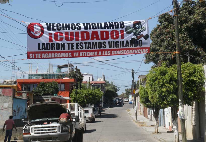 Ante aumento de robos  ciudadanos de Oaxaca se organizan