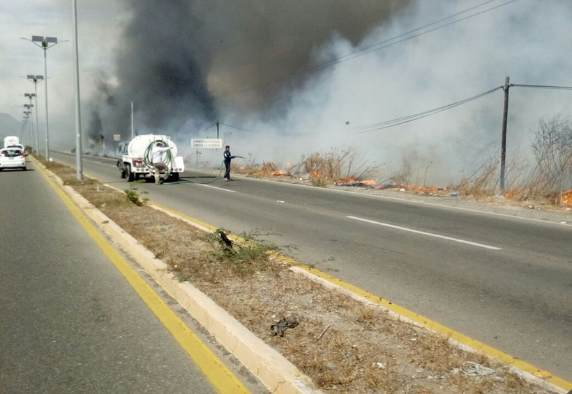 Aumentan incendios de pastizales en el Istmo de Oaxaca