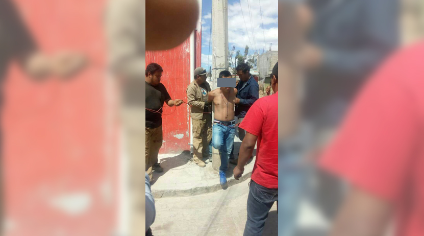Amarrado, por robar celular en la colonia Unión de Oaxaca | El Imparcial de Oaxaca