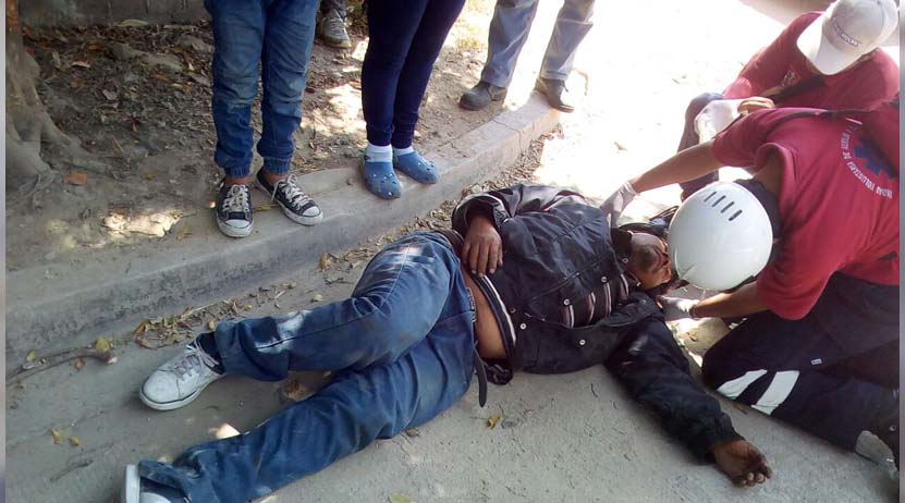 Lesionado tras derrape en la carretera a San Luis Beltrán, Oaxaca | El Imparcial de Oaxaca
