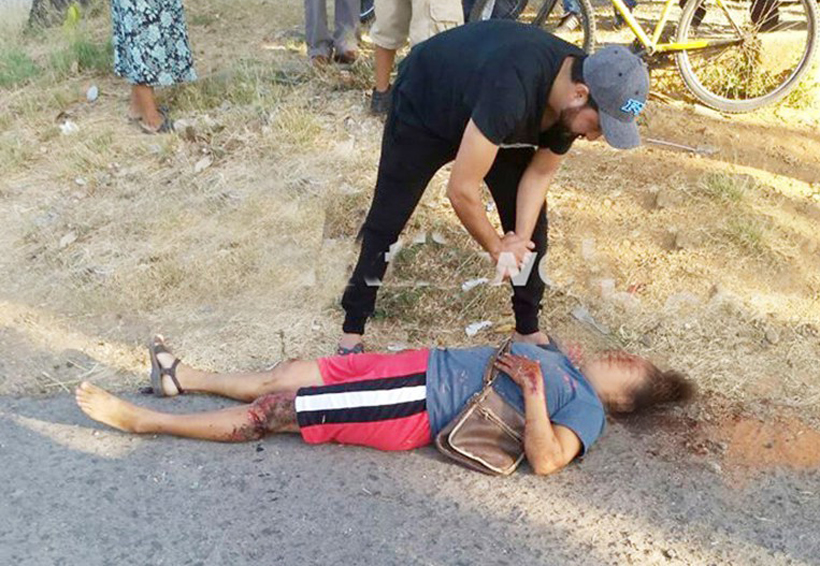 Fémina embestida por una camioneta | El Imparcial de Oaxaca Fémina embestida por una camioneta | El Imparcial de Oaxaca