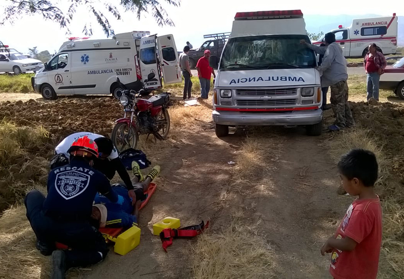 Lesionados por choque entre dos camionetas en Zimatlán, Oaxaca | El Imparcial de Oaxaca