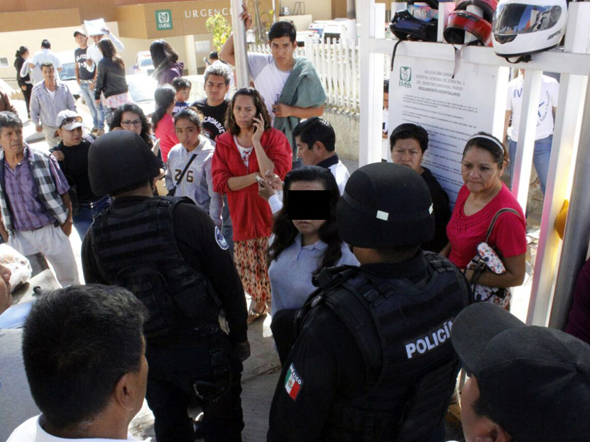 La detienen por robar en camas del hospital del IMSS en Oaxaca | El Imparcial de Oaxaca
