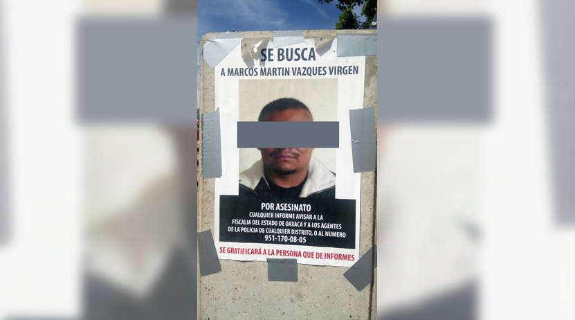 En palacio municipal de Zimatlán de Álvarez, pegan foto de presunto asesino | El Imparcial de Oaxaca
