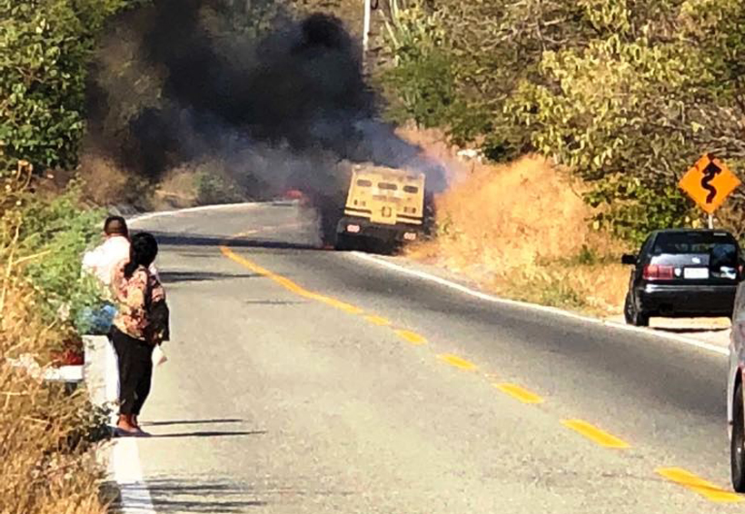 Por falla, se incendia camioneta de valores en el Istmo | El Imparcial de Oaxaca