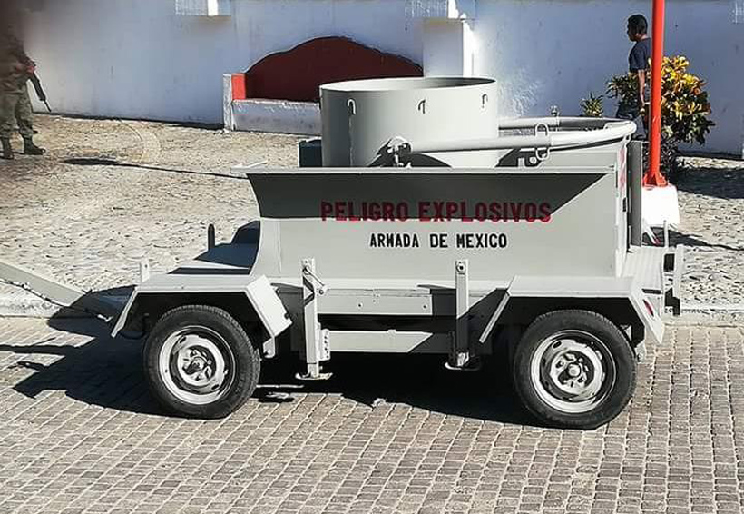 Lanzan artefacto explosivo contra en el municipio de Santa María Huatulco, Oaxaca