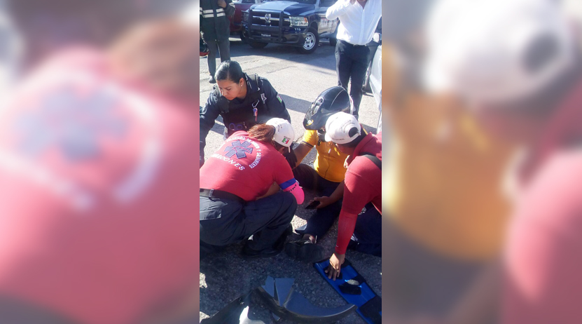 Deja carril de alta y choca contra moto en Oaxaca | El Imparcial de Oaxaca