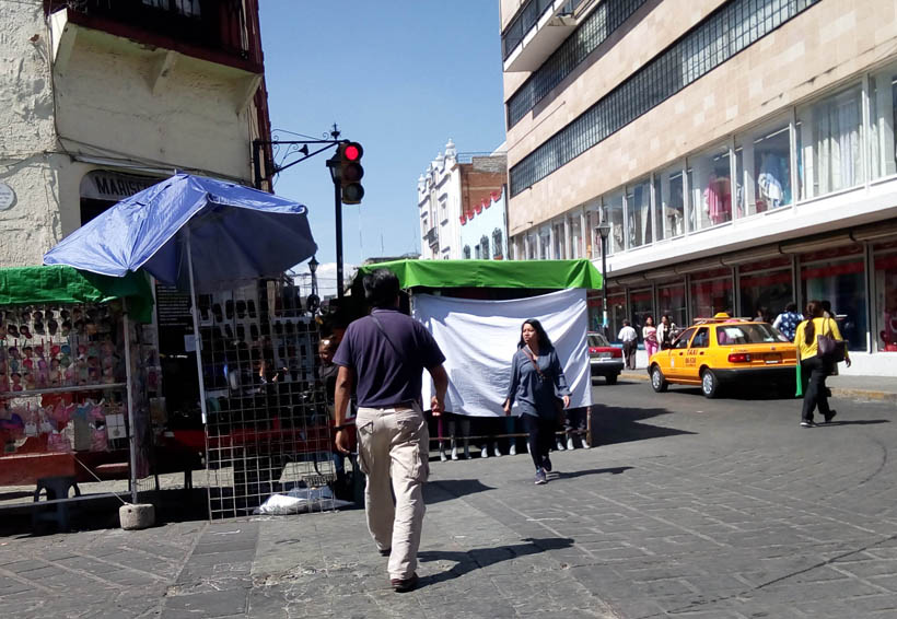 Peatones de Oaxaca en el olvido