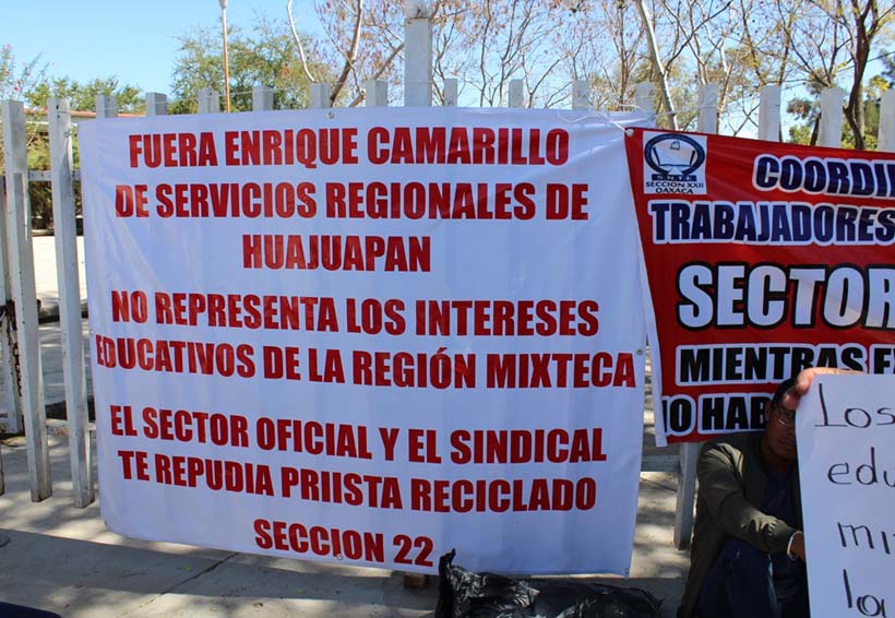 Protesta S-22 en la Mixteca de Oaxaca contra imposición