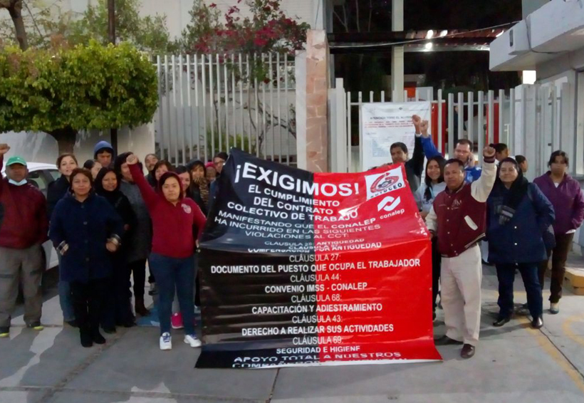 SUTDCEO inicia acciones previas en la Mixteca a la huelga nacional
