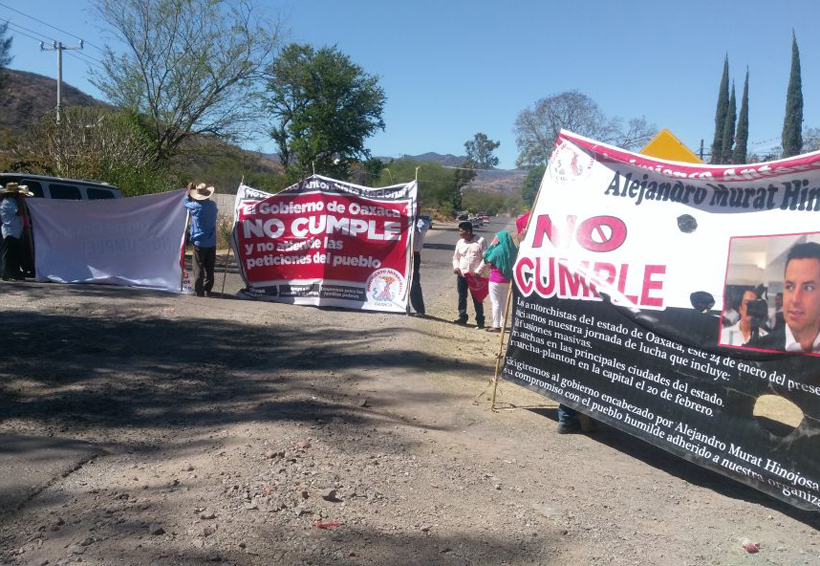 Se moviliza Antorcha  Campesina en la Mixteca de Oaxaca