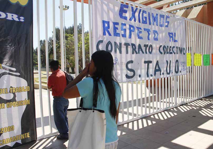 STAUO paraliza CU | El Imparcial de Oaxaca