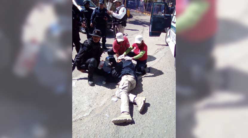 Disturbio por desalojo en San Juan Chapultepec, Oaxaca