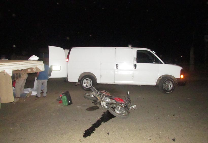 Muere motociclista en carretera al Panteón Jardín, Oaxaca