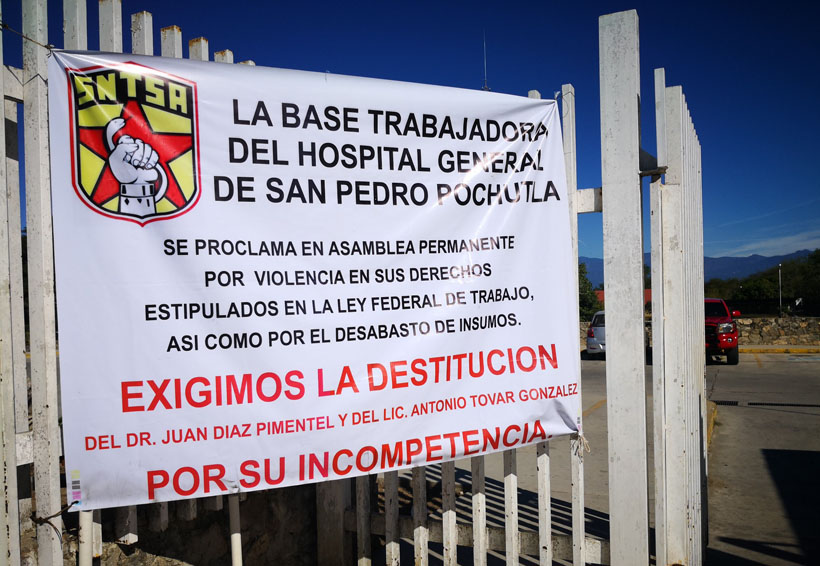 “Grave” el hospital de Pochutla por paro laboral | El Imparcial de Oaxaca