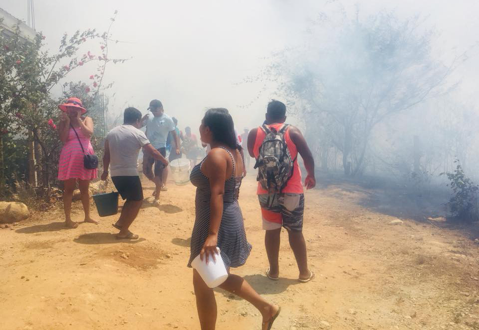 Provocan incendios  en San Pedro Pochutla, Oaxaca | El Imparcial de Oaxaca