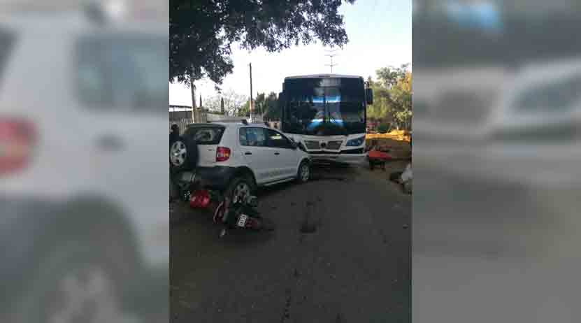 Carámbola deja 2 heridos, en Avenida Gómez Morín, Oaxaca; una de ellas menos de edad | El Imparcial de Oaxaca
