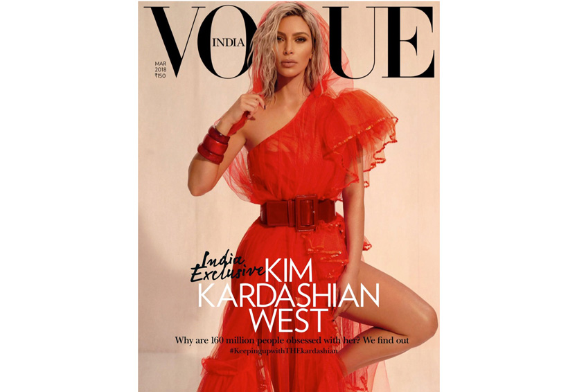 Causa polémica Kim Kardashian en portada de “Vogue” India | El Imparcial de Oaxaca