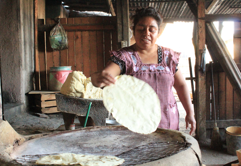 Mujeres de Oaxaca festejan  su día trabajando