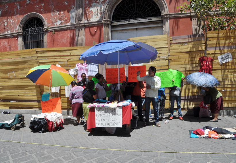 Se confrontan entre  vendedores de artesanía de Oaxaca