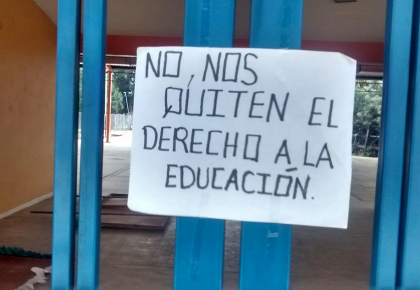 Sin clases, 400 alumnos en San Agustín Loxicha, Oaxaca