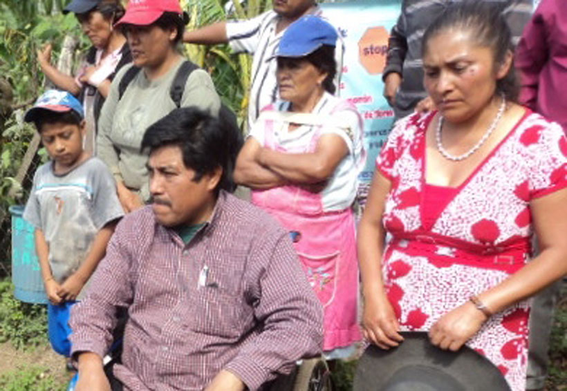 Sin poder trabajar, herido de Nochixtlán, Oaxaca