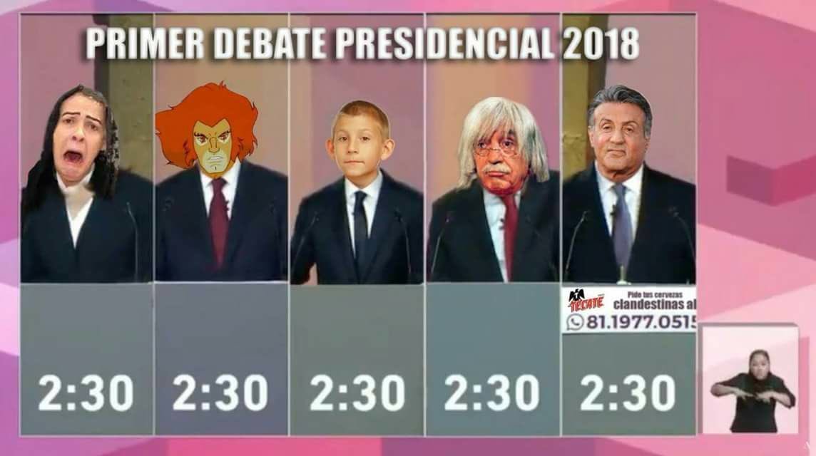 Los memes del primer debate presidencial en México | El Imparcial de Oaxaca