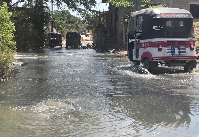 Demandan mayor atención  al drenaje de Juchitán, Oaxaca