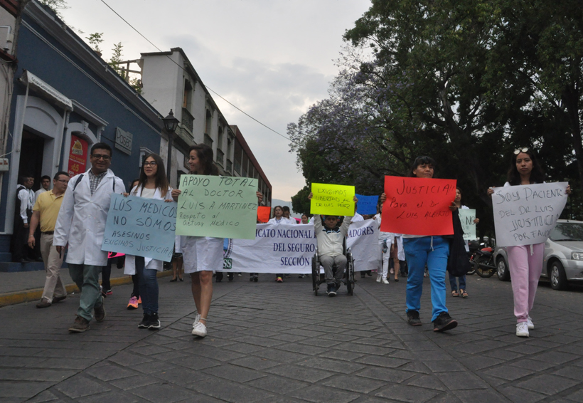 Pega caso Edward  al gremio médico: “No somos criminales” | El Imparcial de Oaxaca