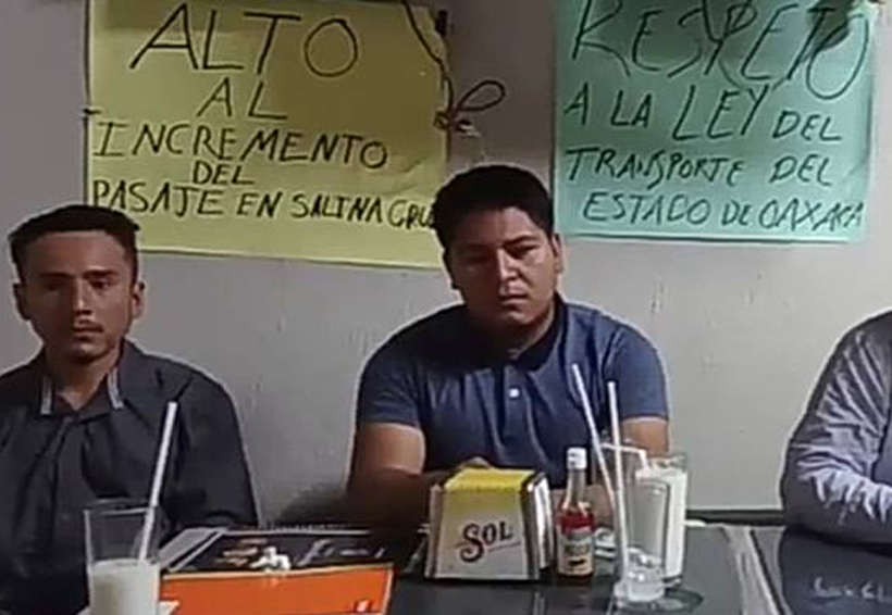 Protestan por el alza del pasaje en el Istmo de Oaxaca