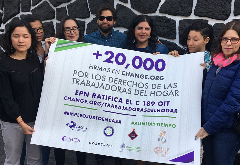 Trabajadoras del hogar piden a Peña ratificar Convenio 189 | El Imparcial de Oaxaca