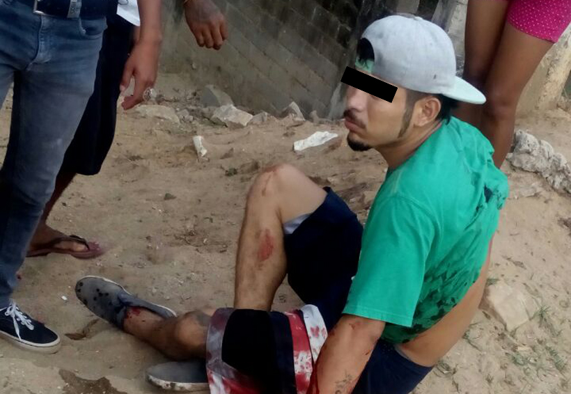 Dos lesionados y dos detenidos por balacera en Puerto Escondido, Oaxaca