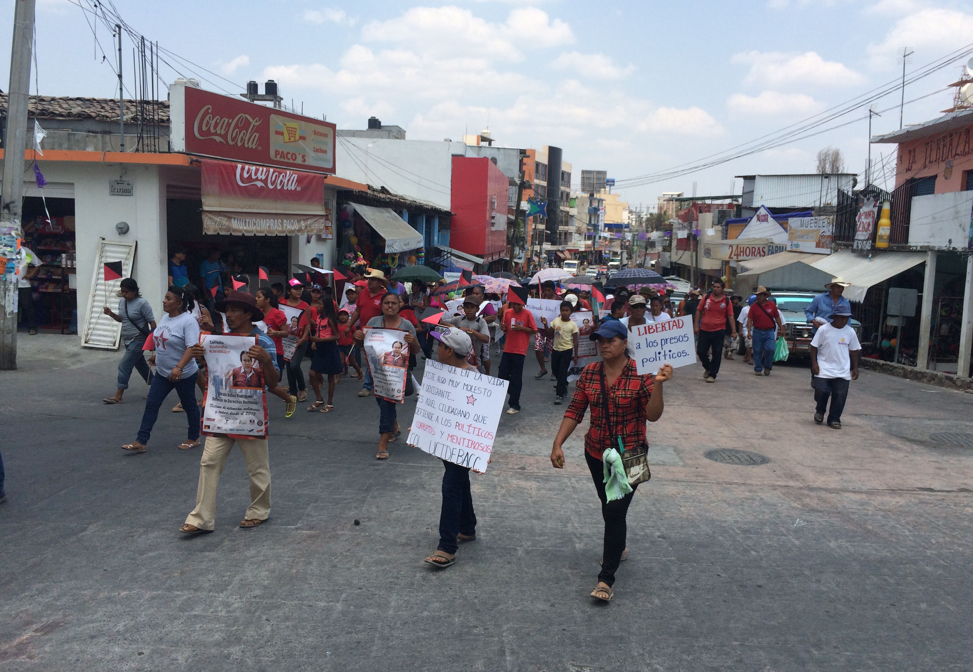 Piden la libertad  de Librado Baños | El Imparcial de Oaxaca