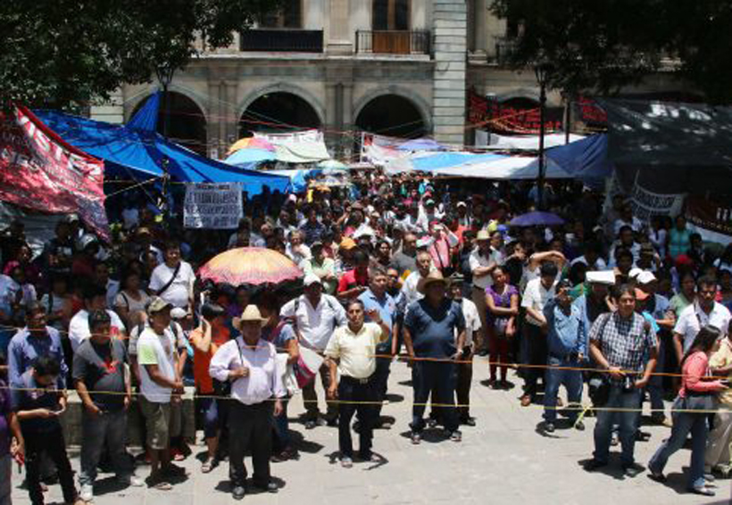 Se pronuncia IP contra el plantón en el Zócalo de Oaxaca | El Imparcial de Oaxaca