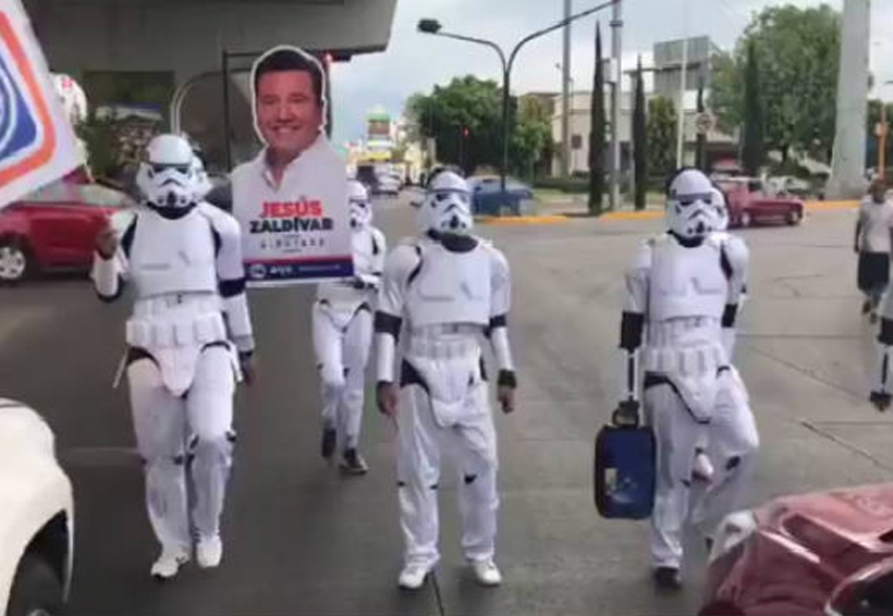 Video: Candidato busca votos con personajes de Star Wars y “Scooby Doo pa pa” | El Imparcial de Oaxaca