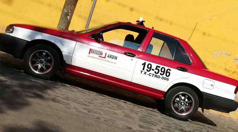 Roban otro taxi con violencia en Oaxaca | El Imparcial de Oaxaca