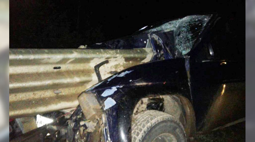 Dos accidentes en  la Pérez Gasga en la Mixteca Alta de Oaxaca
