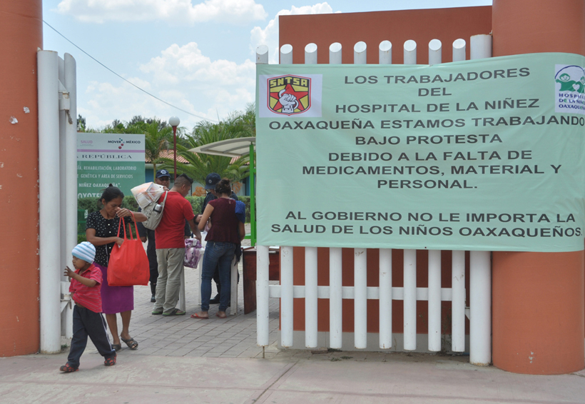 En Oaxaca, demora atención en Hospital de la Niñez por falta de medicamentos | El Imparcial de Oaxaca