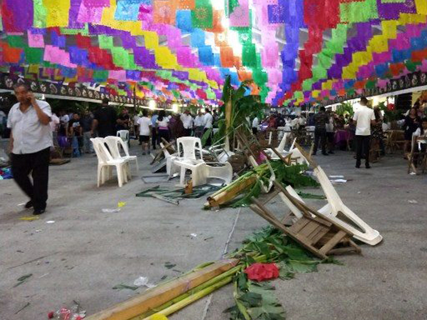 Supuestos vándalos infiltrados hacen destrozos en Salina Cruz durante marcha del Conalep | El Imparcial de Oaxaca