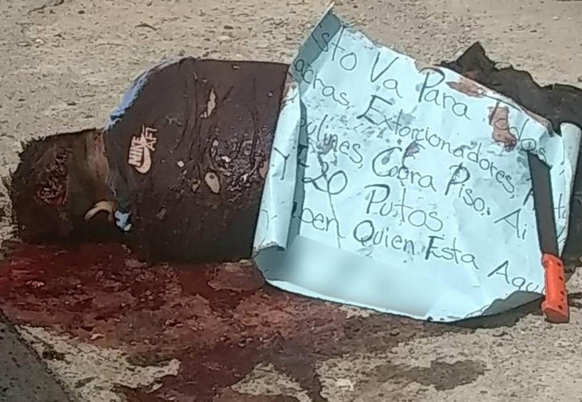 Acribillado en Jalapa de Díaz; dejaron cartulina con amenazas | El Imparcial de Oaxaca