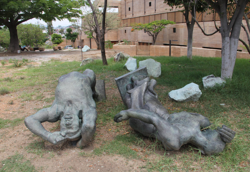 Abandonan obra de arte en Ciudad de las Canteras | El Imparcial de Oaxaca