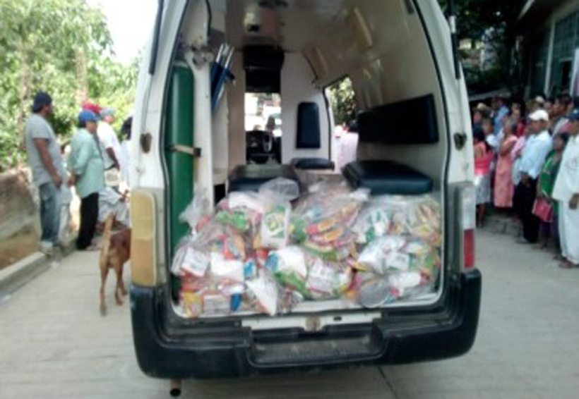 Decomisan despensas transportadas en ambulancia en Jamiltepec, Oaxaca | El Imparcial de Oaxaca