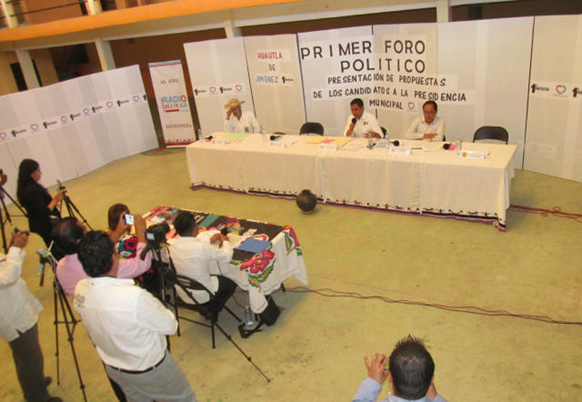 Realizan Foro Político  en Huautla de Jiménez | El Imparcial de Oaxaca