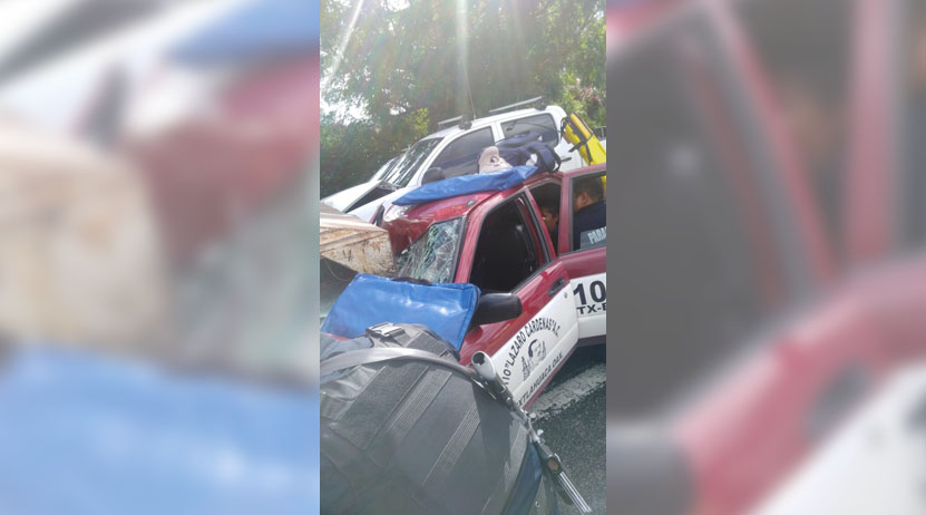 Choque de taxi deja 3 lesionados en crucero de Etla, Oaxaca | El Imparcial de Oaxaca