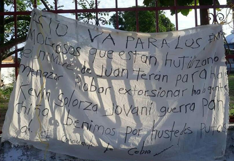 Temor por mantas de grupos  delincuenciales en el Istmo | El Imparcial de Oaxaca
