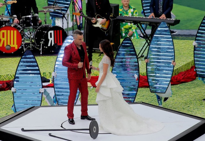 Inauguración del Mundial de Rusia: Robbie Williams y Aida Garifullina | El Imparcial de Oaxaca