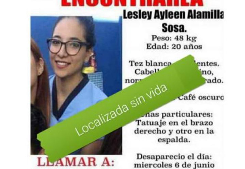 Hallan cuerpo de estudiante de Odontología reportada como desaparecida | El Imparcial de Oaxaca
