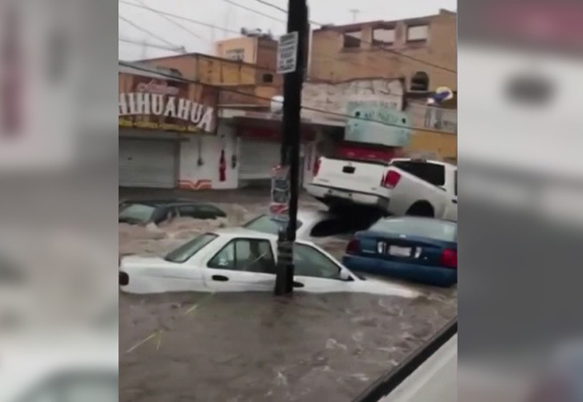 Video: Tormenta inunda las calles de Aguascalientes y arrastras los vehículos | El Imparcial de Oaxaca