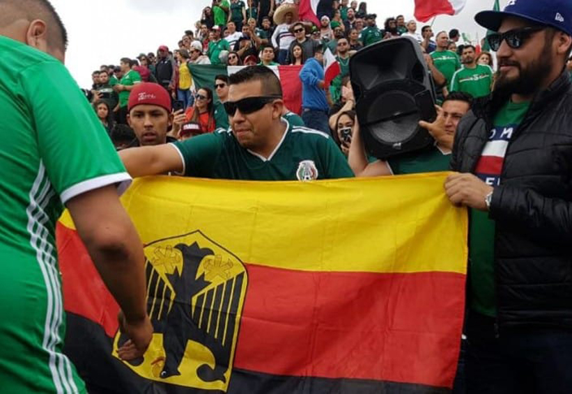 Video: Aficionados mexicanos queman bandera de Alemania | El Imparcial de Oaxaca